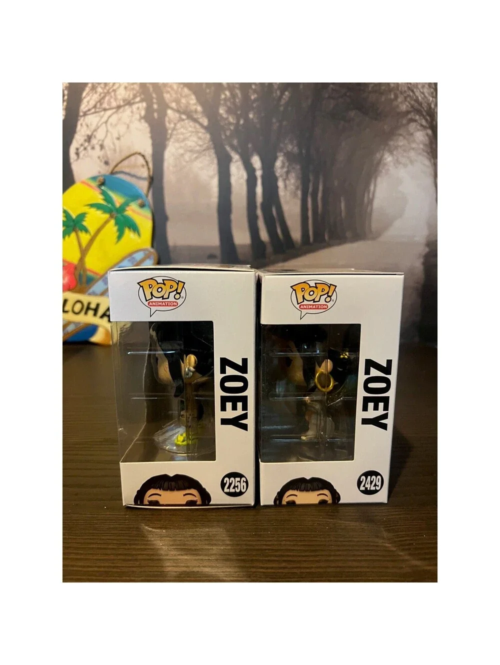 3 Zoey K-Pop Demon Hunters Collectibles 2 Funko Pops & Loungefly Keychain Charm